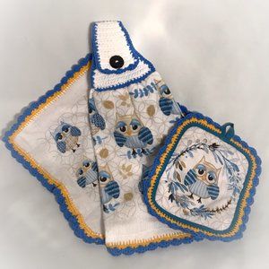 Owl - Hanging Towel Set